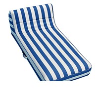 Chaise longue gonflable en forme de L personnalisée, housse en tissu Oxford 600D, chaise flottante de plage et de piscine classique à rayures en PVC pour adultes