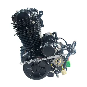 Hot sale 4 stroke motorcycle engine loncin 250cc RE250 engine 6-Speed kick electrical motorcycle spare parts