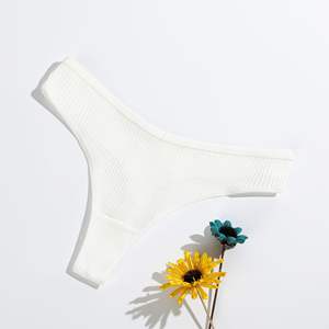 Tanga delgada, ropa interior sexy transpirable para mujer, para niñas de 18 a 40 años, estilo de pantalones T-String - Product Image 4