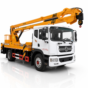 Camion plateforme élévatrice pliante de 22 m avec rotation à 360° °   Stabilisateurs rotatifs de type H et capacité de levage de 1000 kg - Product Image 2
