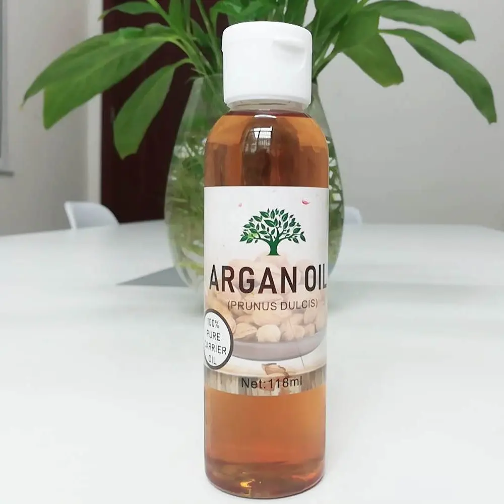 En gros Étiquette Privée 100% pur produits de soins capillaires biologiques vierge huile d'argan marocaine