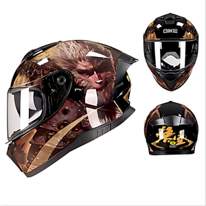 Casque <span class=keywords><strong>de</strong></span> <span class=keywords><strong>moto</strong></span> intégral PBRabbit certifié 3C/DOT ECE, double visière, taille unique, nouveau, ABS, déverrouillage rapide - Product Image 3