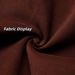 Jersey con cremallera extragrande de algodón y tejido de rizo personalizado para hombre con diseños serigrafiados y bordados - Product Image 5