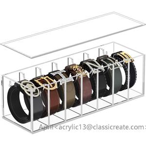 Organizer per cintura in acrilico e porta Organizer per cintura <span class=keywords><strong>da</strong></span> 7 scomparti trasparente per vetrina dispensa <span class=keywords><strong>da</strong></span> cucina Organizer - Product Image 1