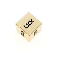 Jeu de dés 3D en alliage de zinc de qualité supérieure, forme diamant, à angle droit, pour adultes, pour jeux de société, d'échecs, de cartes, de stratégie et de Go