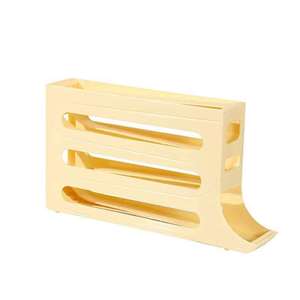 Automatic Rolling Modern Design 4-Layer BPA Free Eco-Friendly Food Grade Plastic Egg Holder Ladder <strong>Storage</strong> Box <strong>for</strong> <strong>Fridge</strong> - Product Image 4