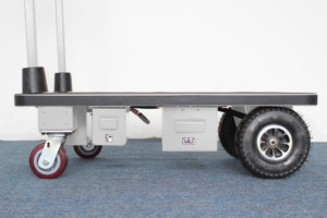 Nk102 Điện Giỏ Hàng Tay Điện Bốn Bánh Xe Đẩy Kho Nền Tảng Giỏ Hàng Tay Điện Phẳng Xe Tải Pin Xe Đẩy Tay - Product Image 5