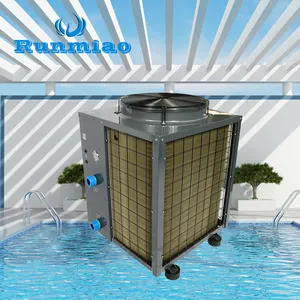 ปั๊มความร้อนขนาดเล็ก380V สำหรับสระว่ายน้ำในโรงแรมที่ใช้พลังงานต่ำ R410a
