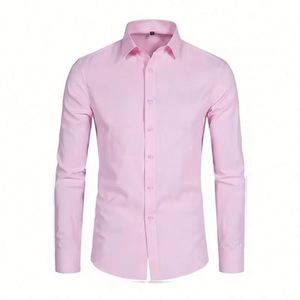 Design Men's Black White Dress <b>Shirts</b> Regular Fit Long Sleeve Brand <b>Shirt</b> Men Polyester Business Breathable Formal <b>Shirts</b> - Product Image 6