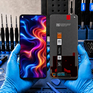ชุดจอแ<span class=keywords><strong>ส</strong></span>ดงผลมือถือ<span class=keywords><strong>ส</strong></span>ำหรับ Realme 8 RMX3085 Realme 8 Pro RMX3081 ขนาด 6.4 นิ้ว 720 x 1600 TFT หน้าจอ<span class=keywords><strong>ส</strong></span>ัมผั<span class=keywords><strong>ส</strong></span> ของโรงงาน - Product Image 2
