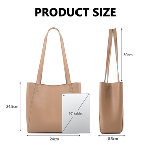 Cossni กระเป๋าผู้หญิงหนังสูง, กระเป๋าสะพายไหล่กระเป๋าโท้ทแฟชั่น - Product Image 6