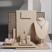Fadeli Ensemble de présentoirs à bijoux de luxe sur mesure pour boucles d'oreilles, bagues et colliers FDL000625-9