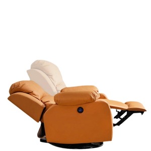 Prima classe Multi-funzionale divano pigro per piccoli Home Theater semplice tessuto Manicure sedia estensibile moderna reclinabile elettrico - Product Image 5