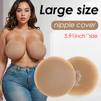 Cubiertas de pezones impermeables de tamaño libre para mujer, ropa interior cómoda con soporte adhesivo para pechos grandes, hipoalergénica