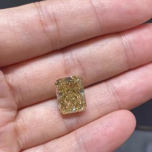 Chang Lai สุกใสตัดเป็นสีเหลืองสวยงามตัด VVS2คมชัดมากสำหรับเครื่องประดับเพชรทรงหลวมสีเหลืองสดใส - Product Image 3