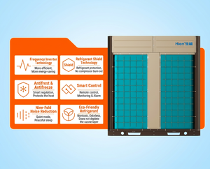 Bomba de calor aire-agua de 45KW con inversor DC de ultra baja temperatura para calefacción y refrigeración residencial, de villas y comerciales. - Product Image 1