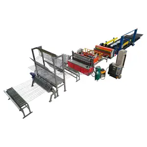 RKM Welded Wire Panel Mesh Making Machine Production Line For Sale Fully Automatic Concrete Steel Provided 7T 3 - 8 Mm 7000 7.5