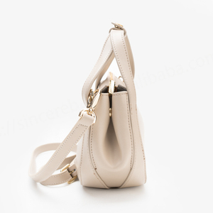 Bolso de Mano para Mujer, Diseño Moderno, Cuero PU, Cierre de Cremallera, Forro de Poliéster en Color Contrastante, Correa Individual - Product Image 3