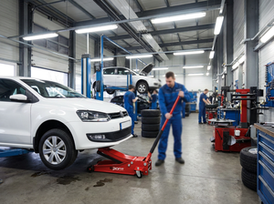 Gato hidráulico de acero de doble pistón de 3 toneladas con certificación CE GS, altura máxima de 500 mm para elevación de vehículos - Product Image 5