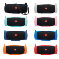 Housse de protection en silicone souple pour haut-parleur de voyage extérieur pour JBL Charge 4 avec bandoulière