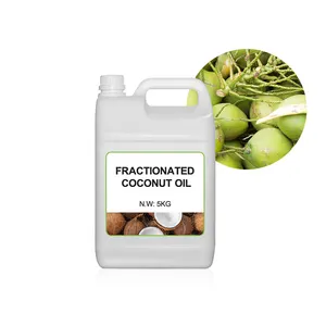 Wholesale Bulk 1kg Price Refined Natural Cold Pressed Carrier Organic Fractionated Coconut Oil For Skin