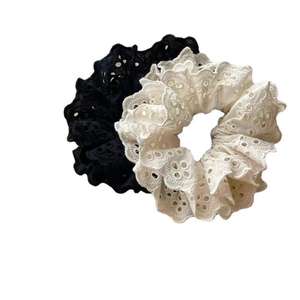 Retro francés Super inmortal encaje hueco lazos para el cabello Vintage Boho adorno para el cabello para mujer Dama - Product Image 6