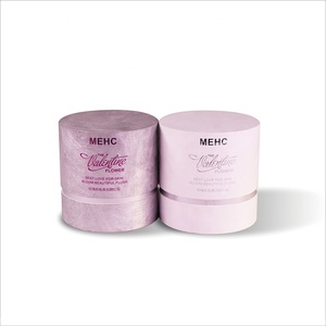 Fancy cosmetic paper tube <b>box</b> eco friendly luxury custom logo printed cylinder <b>box</b> - Product Image 1