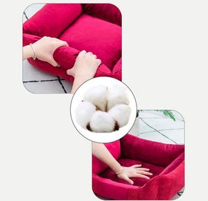 Skin-Friendly Pet Sleeping <b>Bed</b> Washable Removable Dog <b>Bed</b> <b>Cushion</b> Eco-Friendly Suede Pet Sofa <b>Bed</b> with Zipper - Product Image 5