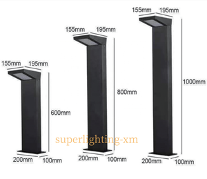 Açık su geçirmez yeni alüminyum manzara LED ışık bahçe spot ışık çim lambası şekil kare baba - Product Image 3