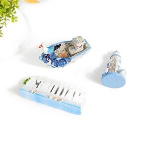 Artisanat en résine 3D personnalisé Souvenirs de voyage en bord de mer européens Ornements transfrontaliers - Product Image 5