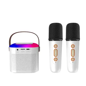 Sound Speaker Mini Bluetooth Microphone Speaker Set For Home Outdoor Entertainment KTV Gift For Kids Friends Family