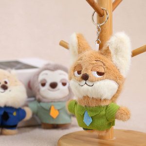 Llaveros de Peluche Adorables de Dibujos Animados de <span class=keywords><strong>Crazy</strong></span> <span class=keywords><strong>Zoo</strong></span>, Juguetes de Peluche y Accesorios de Moda para Bolsos para Niñas, ¡Venta Caliente! - Product Image 5
