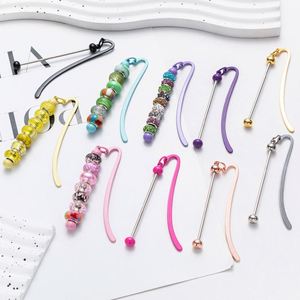 Wholesale Custom Latest Beaded Bookmarks Available in Various Color Styles Popular DIY Design Metal Beading