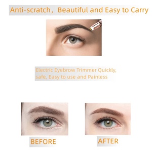 2024 meilleure vente Logo personnalisé électrique tondeuse à sourcils femmes crayon à sourcils automatique couteau à sourcils épilation beauté tondeuse - Product Image 3