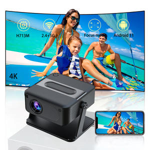 Mini projecteur vidéo HA109 Android 11 4K Home Cinéma à courte focale LCD avec haut-parleurs intégrés 120 Lumens - Product Image 2