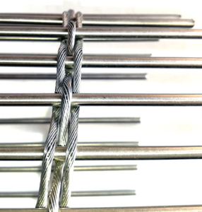Bande de treillis métallique en acier inoxydable tressé à emboîtement, haute résistance, pour la <span class=keywords><strong>d</strong></span>écoupe et le pliage de filets de sécurité en métal pour façades de bâtiments - Product Image 3