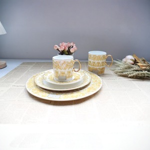 Wholesale High Quality Porcelain Tableware <b>Sets</b> Nordic Style Lucky Joyous Pattern Eco-Friendly Modern Design Home Use Hotels - Product Image 3