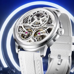 Mark Fairwhale FW-6025 Luxury <b>Mechanical</b> <b>Watch</b> for Men Fashion Silicone Strap Waterproof Automatic Skeleton <b>Watches</b> Mens - Product Image 2