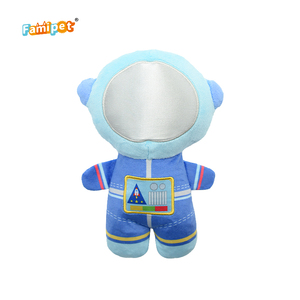 Famipet özel toptan yeni tasarım yabancılar serisi komik yumuşak dolması kırışık Pet Squeak oyuncak gıcırtılı peluş oyuncak köpek Set - Product Image 5