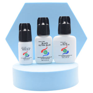 Colle d'extension de cils Vente à chaud Colle d'extension de cils ultra noire personnalisée de 5ml de Corée - Product Image 1