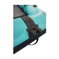 DAMA Nouveau Bateau Gonflable OEM 270 pour la Pêche, Bateau Pneumatique Pliant en PVC avec Kit de Réparation
