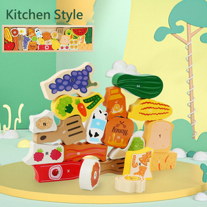 COMMIKI Tinker jouets blocs de construction en <span class=keywords><strong>bois</strong></span> modèle en <span class=keywords><strong>bois</strong></span> Kits de blocs de construction assemblage jouet cadeau en <span class=keywords><strong>bois</strong></span> empilable animaux blocs jouet - Product Image 4