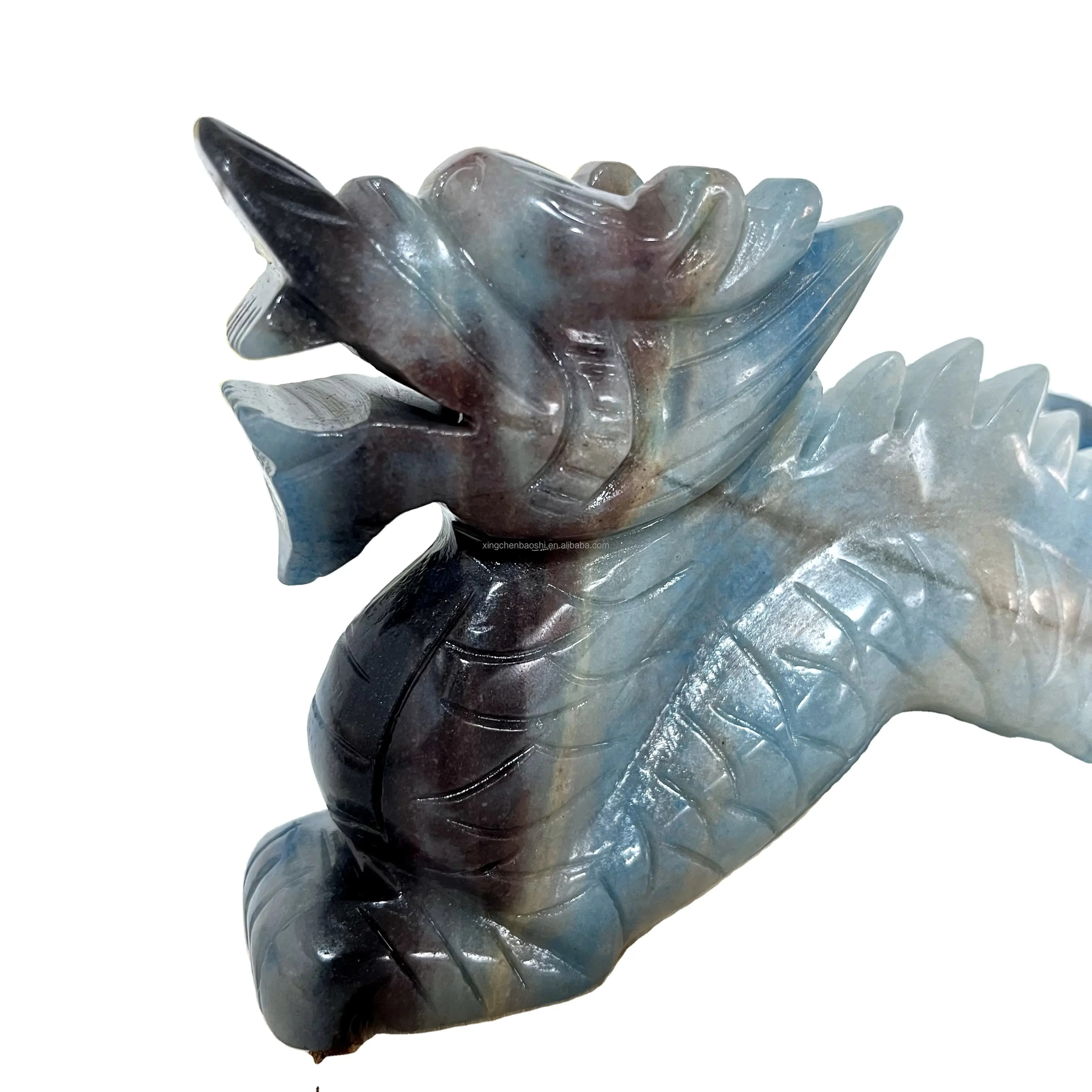 Toptan şifa kristalleri Dragons fil ayı Hippo kafatası taşlar yeni gelenler mineraller doğal Trolleite ejderha hediyeler için