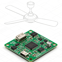 Carte de commande de ventilateur de plafond BLDC avec télécommande, carte de circuit imprimé pour ventilateur DC sans balais pour ventilateur de plafond