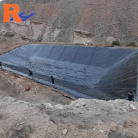 Géomembrane HDPE pour biodigesteur, décharge, barrage, étang, pisciculture, 1 mm, 1,5 mm, 2 mm