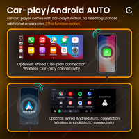 6,86 Zoll USB AUX Autoradio Universaltyp Unterstützt Kabelloses Car-Play Android-System Touchscreen 1DIN Auto-DVD-Player MP5 MP3