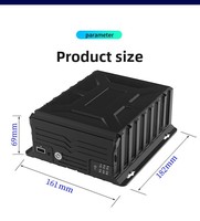 Système d'enregistrement MDVR 4G T4-B 1080P pour camion, carte SD, DVR 4 canaux, caméra embarquée AHD haute définition, enregistrement en boucle, intégration GPS