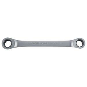 GEDORE Red R07400809 double <b>ring</b> ratchet <b>spanner</b> straight SW8x9 mm - Product Image 1
