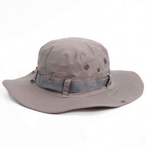 Nouveau chapeau de pêcheur unisexe en coton 100% pour l'été, style safari, décontracté, sportif, quotidien, avec sangle réglable, protection solaire - Product Image 2