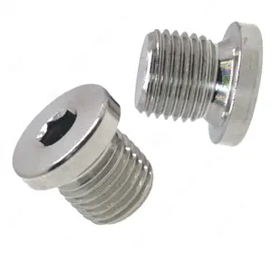 DIN 908 ซ็อกเก็ตซ็อกเก็ตซ็อกเก็ตหกเหลี่ยมสกรูปลั๊กCollar,สแตนเลสเหล็กEndปลั๊กหน้าแปลน - Product Image 1
